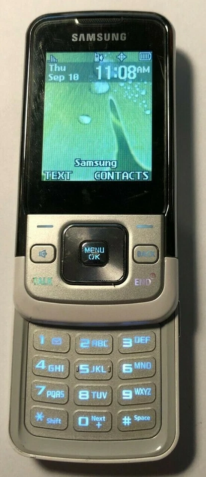 READ BEFORE YOU BUY Samsung Seek SPH-M330 White Twigby Cell Phone Excellent Used - Image 1 of 2