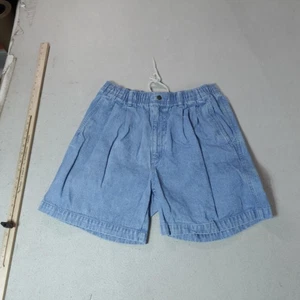 Pantalones Cortos De Colección Eddie Bauer Para Hombre Medianos Azul Denim Cintura Elástica Caminata Exterior - Imagen 1 de 15