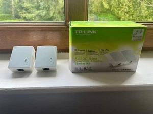 TP-LINK TL-PA411KIT AV500 Mini Powerline Adapter Starter Kit - Afbeelding 1 van 1