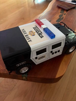 2000 Tonka Hummer Sheriff Truck Lights Sounds Winch Toy Hasbro - Image 1 of 4