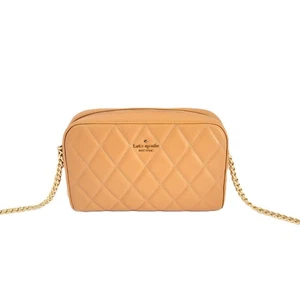 Kate Spade KG425 Carey Smooth Quilted Mini Camera Bag Crossbody Tiramisu - Picture 1 of 7