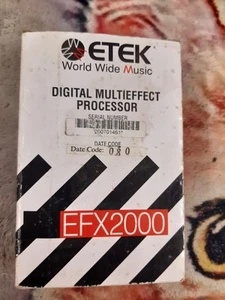 Etek EFX2000 Digital Multi Effect Processor - Picture 1 of 2