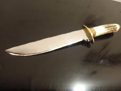 G. CAUDLE,  1 of a Kind HandMade Custom 12'' Knife w/ 7'' 1095 polished Blade. - Image 1 of 4