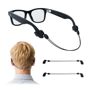Hibloks Naselli Antiscivolo e Cordino Antigoccia per Occhiali Ray-Ban Meta Wayfarer - Foto 1 di 7