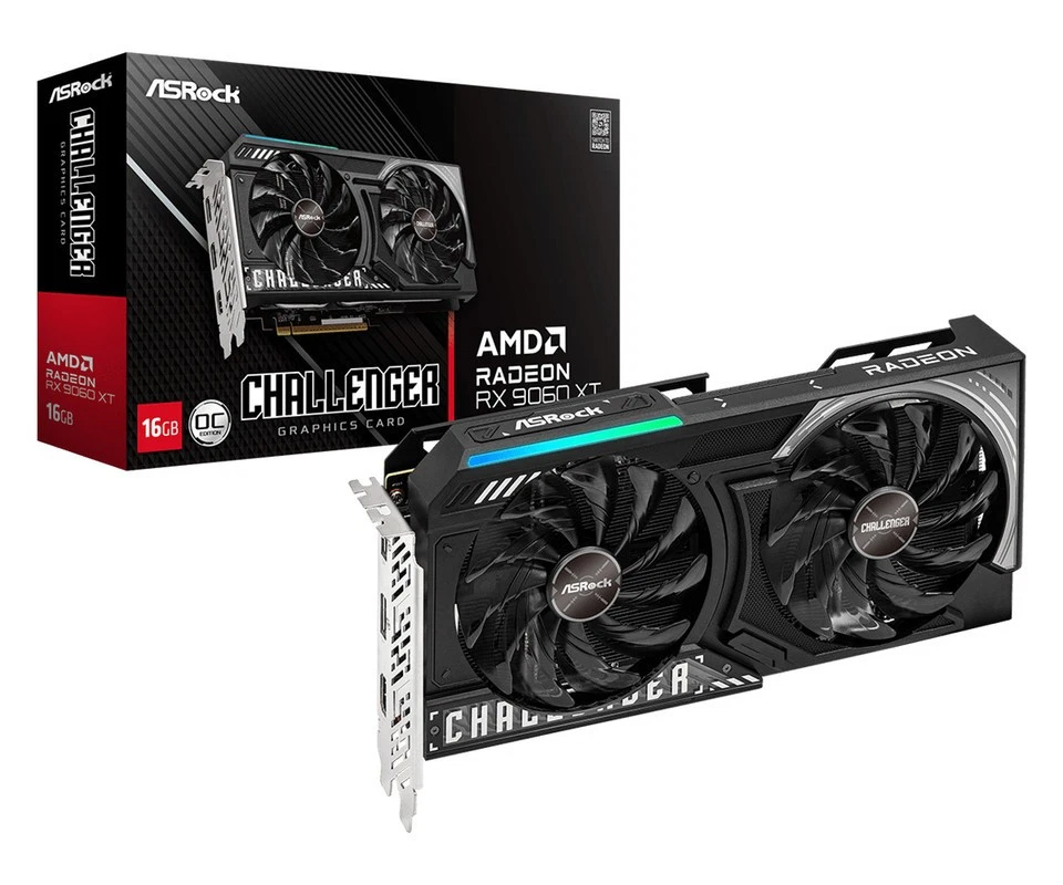 ASRock Radeon RX 9060 XT Challenger OC 16GB GDDR6 HDMI/2*DisplayPort PCi Ex 5.0  - Immagine 1 di 1