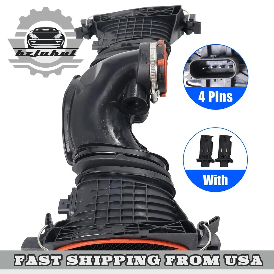 Air Intake Duct w/ Air Mass Sensor 6420900048 For Mercedes Benz GL350 ML350 3.0L Foto 1 de 4
