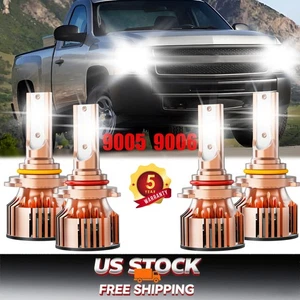 For Chevrolet Silverado 2500 1999-2004 CSP LED Headlight High Low Beam Bulbs Kit - Picture 1 of 11