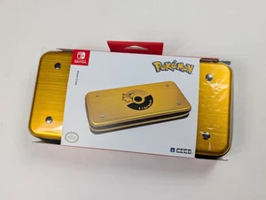 NEU Hori Alumi Pokemon Hülle für Nintendo Switch Pikachu Grafik Gold 2018 Selten - Bild 1 von 7