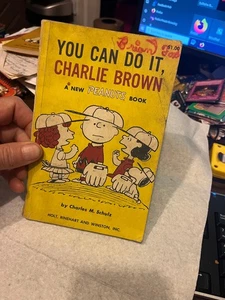 You can do it Charley Brown by Charles M. Schulz 1967 Printing Softcover - Picture 1 of 5
