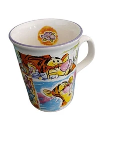 Vintage Multicoloured TIGGER Mug Winnie The Pooh Cup 80s 90s Retro - Picture 1 of 3