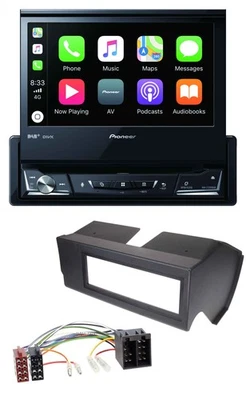 Pioneer DVD Bluetooth DAB USB MP3 Autoradio für Fiat Panda (bis 2002) - schwarz - Bild 1 von 4