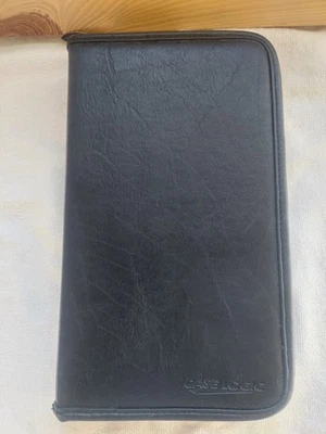 Case Logic CD Case Holds 24 Faux Leather Zipper 11.5"X6.5"X1.75" - Image 1 of 4