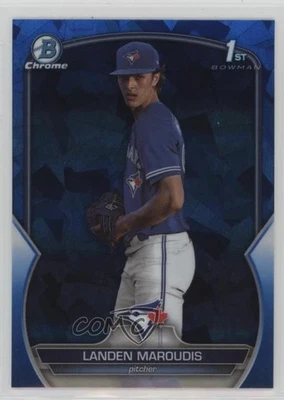 2023 Bowman Chrome Draft Sapphire Edition Landen Maroudis #BDC-138 - Image 1 of 2