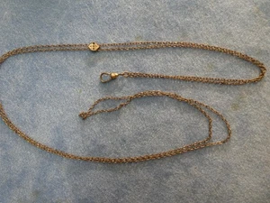 ~ 50 Inch Lon Slide Watch Chain Vintage Antique - Picture 1 of 4