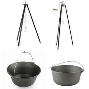 Ungarischer Gulaschkessel 3-22L – Gusseisen Feuertopf mit Dreibein - Picture 1 of 20