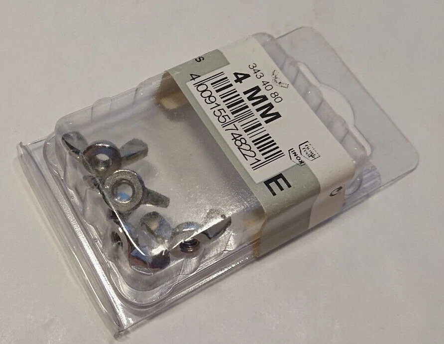 Flügelmutter M4 4 stück Edelstahl - Bild 1 von 1