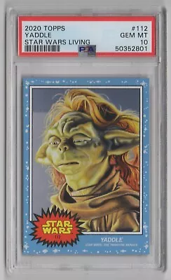 2020 Topps Star Wars Living Set #112 Yaddle - PSA 10 GEM MT - Image 1 of 2