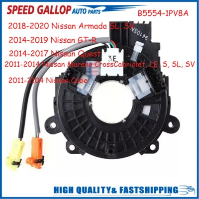 Muelle de reloj para Nissan Armada 2018-2020 Nissan GT-R Quest Murano B5554-1PV8A Foto 1 de 4