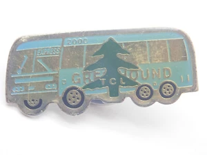 Greyhound Bus Pine Tree TCL Vintage Lapel Pin - Picture 1 of 3