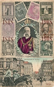 1908 Austria Viena Postal Emperador Francisco José I 1848-1908 Editorial Lederer & - Imagen 1 de 2