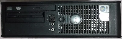 DELL OPTIPLEX 760 DESKTOP TOWER AS-IS PARTS PC COMPUTER REPAIR USED BLACK VISTA - Image 1 of 4