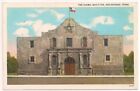 Postcard Tx The Alamo Davy Crockett, Built 1718 San Antonio, Bexar County, Texas