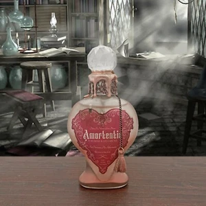 Love Potion Magic Lust Glass Bottle Magical Wizarding Herbology Prop - Bild 1 von 4