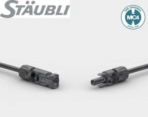 Conector + hembra original Stäubli MC4 4-6 mm² conector para cable solar NUEVO*** - Imagen 1 de 1