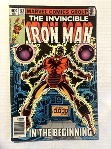 INVINCIBLE IRON MAN #122 ORIGIN OF TONY STARK BOB LAYTON COVER ART 1979 - Picture 1 of 6
