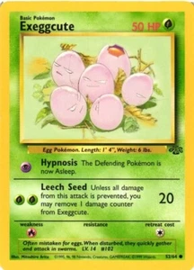 Exeggcute 52/64 Jungle Set Common 1999 Pokémon Game Card WOTC - Picture 1 of 12