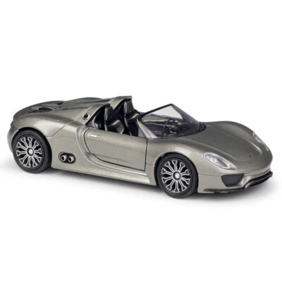 1:36 Porsche 918 Spyder Model Car Diecast Toy Cars Boys Toys for Kids Gifts Gray - Image 1 of 4