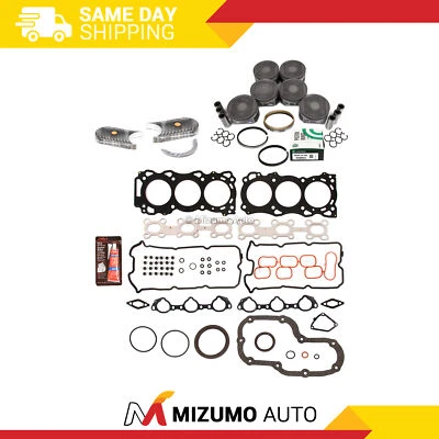 Full Gasket Set Pistons Bearings Fit 05-19 Nissan Pathfinder Frontier 4.0 VQ40DE - Image 1 of 4