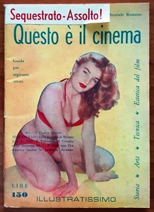 VINTAGE INTERESSANTE RARO RARE MAGAZINE RIVISTA QUESTO E IL CINEMA ANNO 1961 V35 - Imagen 1 de 7