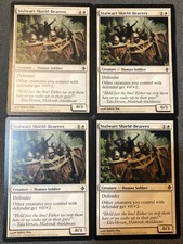 Stalwart Shield Bearers x4 - Rise of the Eldrazi - MTG Magic the Gathering - NM