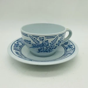 Juego de taza de té y platillo Rorstrand Sweden Fegal Isla Blue Bird - Imagen 1 de 1