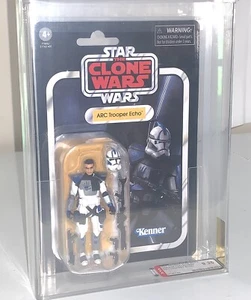 Star Wars Clone Wars VC176 2021 ARC Trooper Echo AFA 9,25 grado aggiornamento UV - Foto 1 di 10