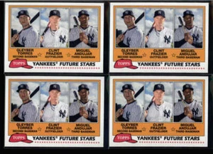 LOT (4) TORRES /FRAZIER + 2018 TOPPS ARCHIVES YANKEES FUTURE STARS ROOKIE FC6651 - Picture 1 of 1