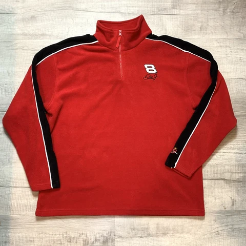 Vintage Nascar Dale Earnhardt Jr. Winner's Circle 1/4 Zip Fleece Pullover Size L Cover
