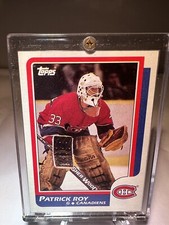 1986-87 Topps # 53 Patrick Roy Rookie Card