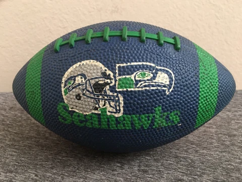 Vintage Seattle Seahawks Youth Rubber Football Cover