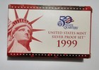 1999-S San Francisco Silver Proof Set Box/Coa Key Date