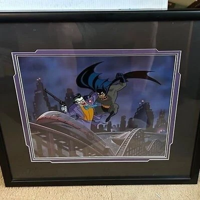 “Be a Clown” LE Custom framed Animation Art Cel by Bruce Timm. - Image 1 of 4