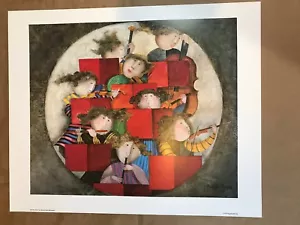 Graciela Rodo Boulanger " Opus I " Vintage Fine Art Print / Lithographie 1990 - Bild 1 von 3