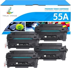 55A 55X CE255A Toner 4 Stück für P3015 P3015dn P3015x M521dn M521dw M525 (schwarz) - Bild 1 von 6