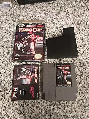 Robocop (Nintendo Entertainment System, 1988) NES Authentic Cart w/ Box + Manual - Image 1 of 4