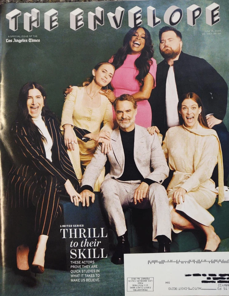 THE ENVELOPE MAGAZINE June 15 2023 LA Los Angeles Times LIZZY CAPLAN Glenn Whipp - Image 1 of 1