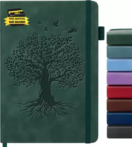 Lined Journal Notebook for Women Men, A5 Hardcover Leather Journals for Writing, - Picture 1 of 7