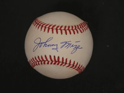 JOHNNY MIZE SIGNED OFFICIAL NATIONAL LEAGUE BASEBALL WITH JSA COA - Image 1 of 2
