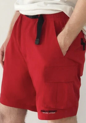 NWT Polo Ralph Lauren Polo Sport Water-Repellent Nylon Shorts size small - Image 1 of 4