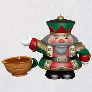 Hallmark 2018 Tea Time Nutcracker Porcelain Keepsake Ornaments Set of 2 - Picture 1 of 4